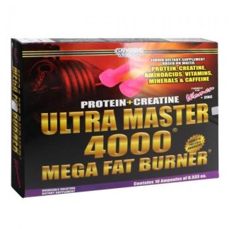 AMP. ULTRA MASTER 4000 MUJER C 10 MEGA FAT BURNERPROTEINACREATINA GN+VIDA