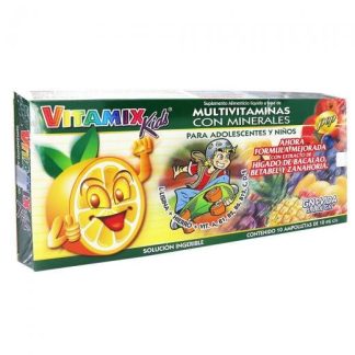 AMP. VITAMIX KIDS C 10 MULTIVITAMINAS CON MINERALES PARA ADOLOLES GN+VIDA