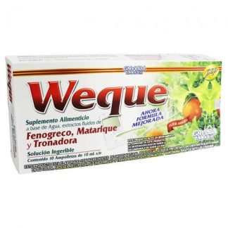 AMP. WEQUE C 10 C FENOGRECO MATARIQUE Y TRONADORA AHORA FORMULA M GN+VIDA