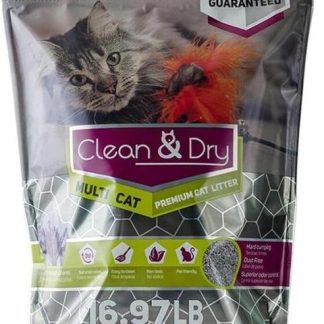 ARENA PARA GATOS CLEAN & DRY PREMIUM MULTICAT 7 KG