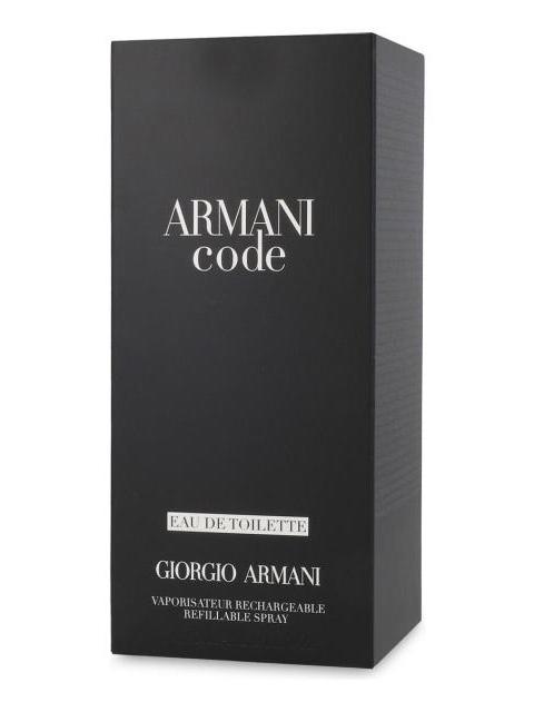 ARMANI CODE REFILLABLE 125ML EDT SPRAY - CABALLERO - Image 3