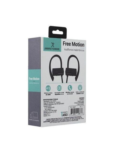 AUDIFONOS INALAMBRICOS PERFECT CHOICE PC-116677 NEGRO BLUETOOTH - Image 7