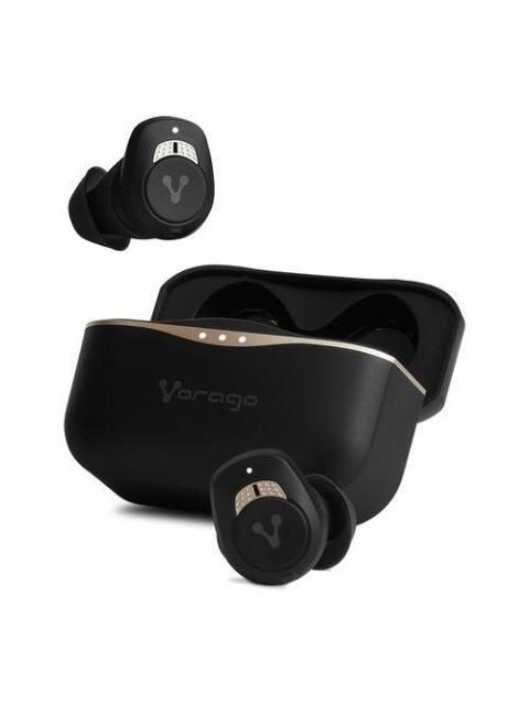 AUDIFONOS VORAGO 600 INALAMBRICO BLUETOOTH TWS 20HZ NEGRO ESB-600-ANC