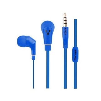 AUDIFONOS VORAGO EP-103 AZUL 3.5MM 2M MANOS LIBRES