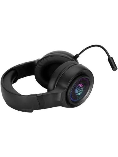AURICULARES ESTEREO PARA JUEGOS CON USB HP DHE8008U USB. LUZ RGB - Image 4