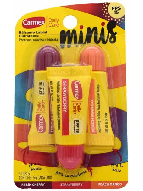 BALSAMO LABIAL HIDRATANTE 3 TUBOS 5 G C U CARMEX