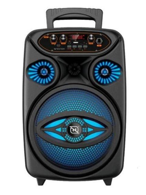 BAFLE NECNON BLUETOOTH 8 NB08Y 15W INCLUYE MICROFONO ALAMBRICO WOEFER DE 8 SLOT PARA MEMORIA TF(HASTA 32GB)