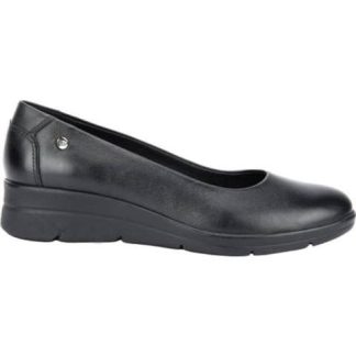 BALLERINA DE PIEL NEGRO FLEXI