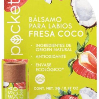 BALSAMO PARA LABIOS FRESA COCO 5 G POCKET