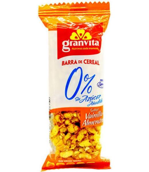 BARRA DE CEREAL SAB VAINILLA 22 G GRANVITA P 6
