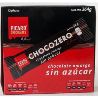 BARRA DE CHOCOLATE 22 G PICARD CHOCOLATES P 12