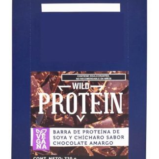 BARRA DE PROTEINA CHOCOLATE AMARGO 45 G WILD PROTEIN P 16