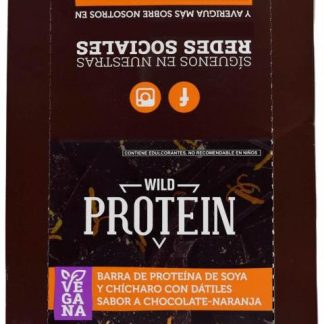 BARRA DE PROTEINA CHOCOLATE NARANJA 720 G WILD PROTEIN P 16