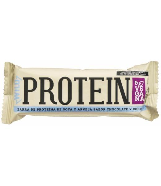 BARRA DE PROTEINA CHOCOLATE Y COCO 45 G WILD PROTEIN P 16