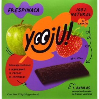 BARRA MANZANA FRESA ESPINACA 35 G YOOJU P 5