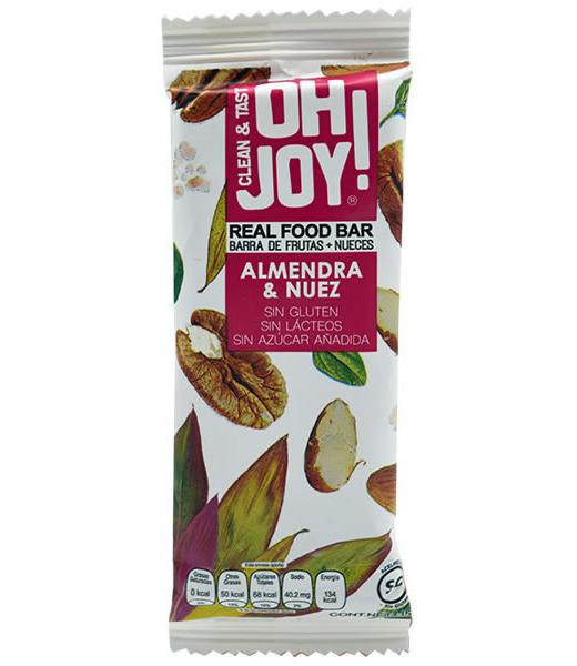 BARRITA DE DATIL ALMENDRA Y NUEZ 35 G OH JOY P 14