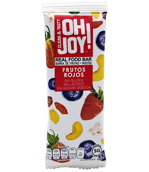 BARRITA DE DATIL Y FRUTOS ROJOS 35 G OH JOY P 14