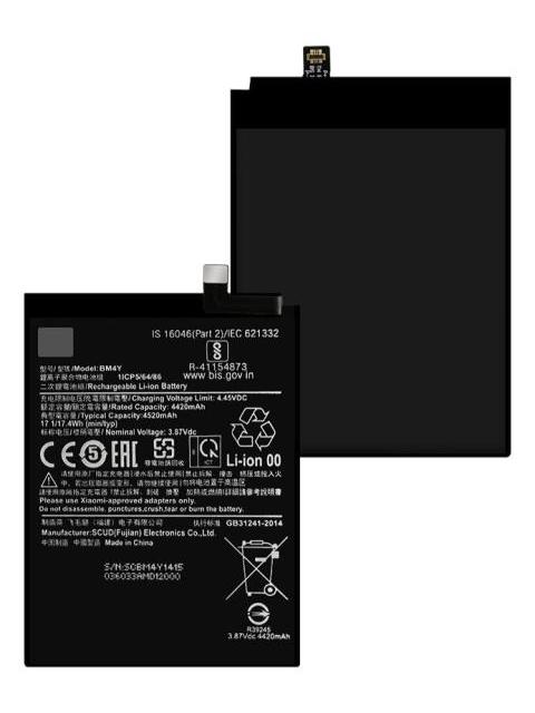BATERIA PARA XIAOMI POCO F3 M2012K11AG MI 11I BM4Y 4420MAH