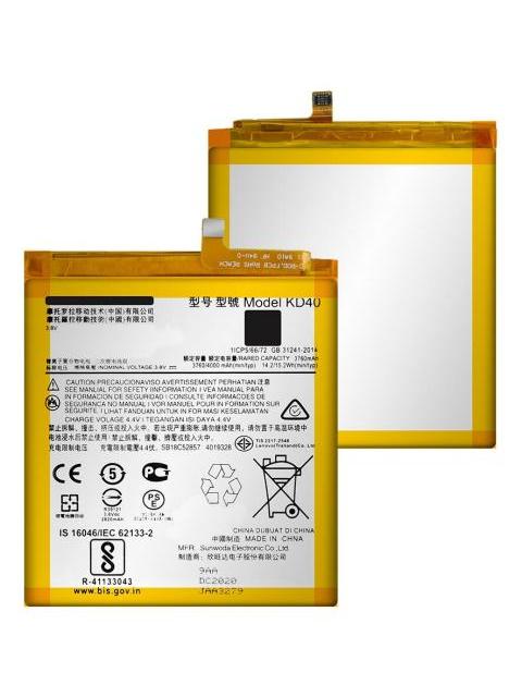 BATERIA PILA PARA G8 PLUS XT2019 XT2019-2 KD40 3760MAH