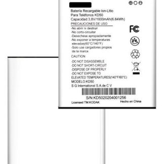 BATERIA PILA PARA KODAK SEREN KD50 1800MAH REPUESTO CELULAR