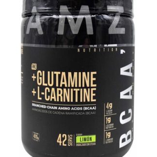 BCAA GLUTAMINA CARNITINA LIMON 420 G AMZ