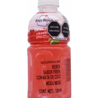 BEBIDA CON NATA DE COCO FRESA 320 ML MOGU MOGU