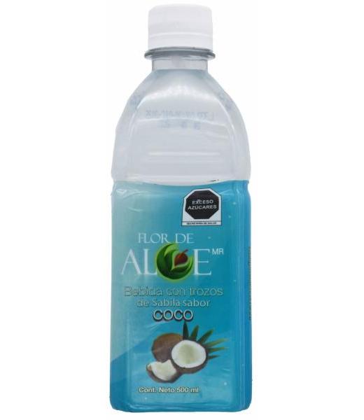 BEBIDA CON TROZOS DE SABILA COCO 500 ML FLOR DE ALOE