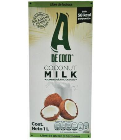 BEBIDA DE COCO 1 L A DE COCO
