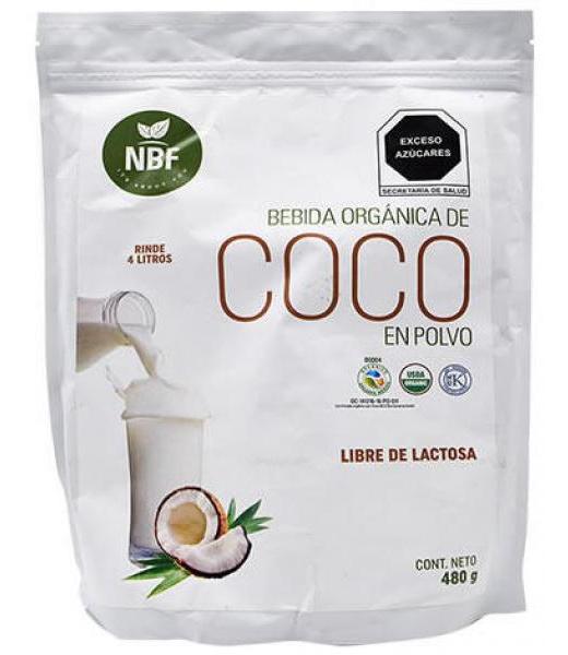 BEBIDA DE COCO ORGANICO EN POLVO 480 G NB FOODS