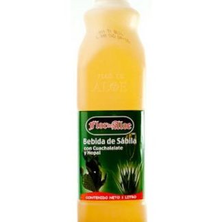 BEBIDA DE SABILA CUACHALALATE NOPAL 1 L FLOR DE ALOE