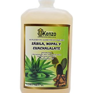 BEBIDA DE SABILA NOPAL Y CUACHALALATE 1 L KENZO