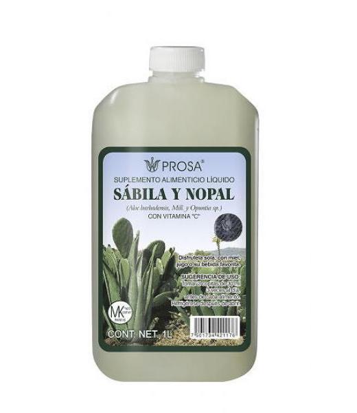 BEBIDA DE SABILA Y NOPAL 1 LT. C VIT. C PROSA