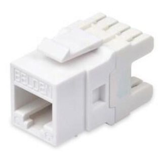 BELDEN JACK MODULAR CAT6+ KEYCONNECT 1X RJ-45 BLANCO