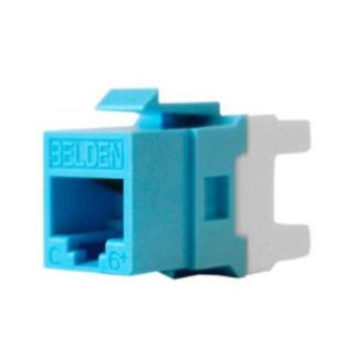 BELDEN JACK MODULAR CATEGORIA 6+ RJ-45 ESTILO KEYCONNECT AZUL