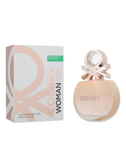 BENETTON COLORS ROSE 80ML EDT SPRAY - DAMA