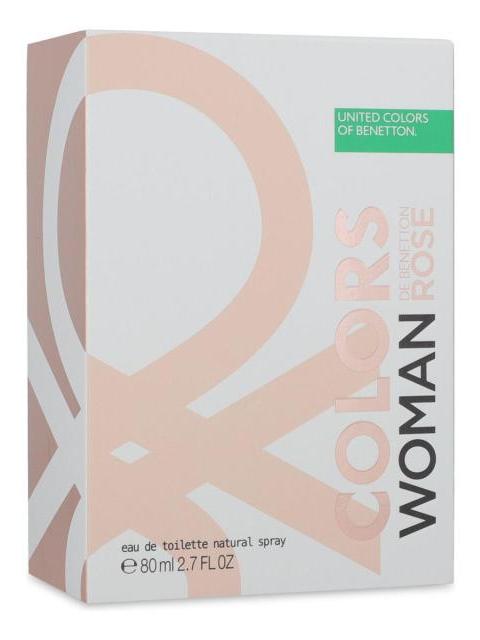 BENETTON COLORS ROSE 80ML EDT SPRAY - DAMA - Image 3