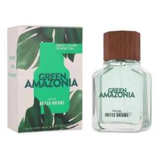 BENETTON GREEN AMAZONIA MEN 100ML EDT SPRAY - CABALLERO