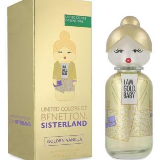 BENETTON SISTERLAND GOLDEN VANILLA 80ML EDP SPRAY - DAMA