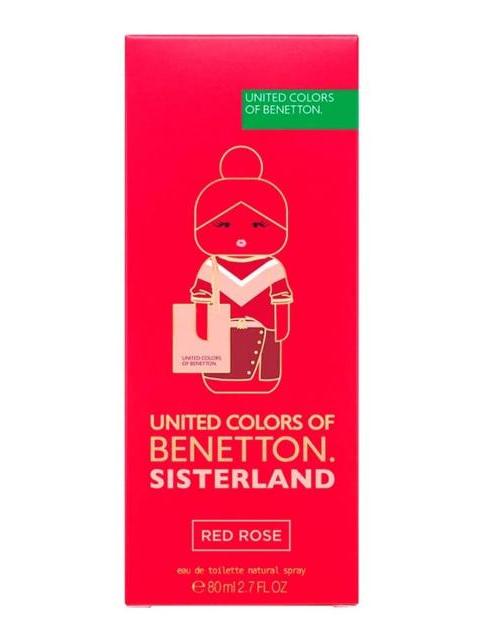 BENETTON SISTERLAND RED ROSE EDT 80 ML - Image 6