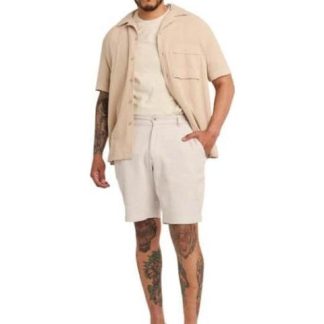 BERMUDA LINO GRIS D.E.E.P SELECTION