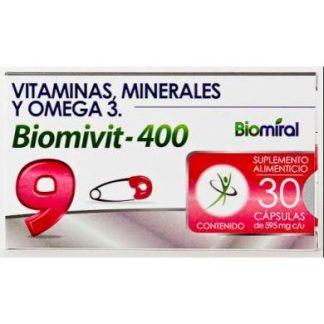 BIOMIVIT 400 30 CAP BIOMIRAL