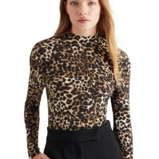 BLUSA ANIMAL PRINT NEGRO HOLLY LAND