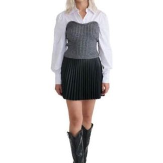 BLUSA CAMISERA BLANCO HOLLY LAND