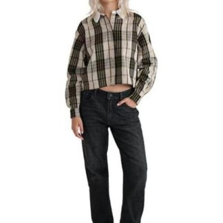 BLUSA CAMISERA NEGRO HOLLY LAND