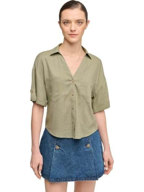 BLUSA CASUAL VERDE OLIVO HOLLY LAND - Image 3