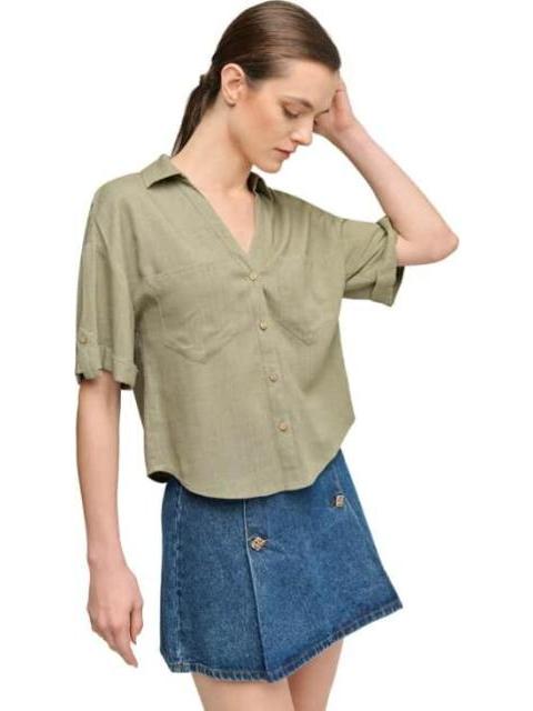 BLUSA CASUAL VERDE OLIVO HOLLY LAND - Image 4