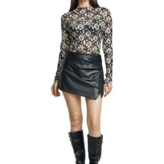 BLUSA CON TRANSPARENCIA NEGRO HOLLY LAND