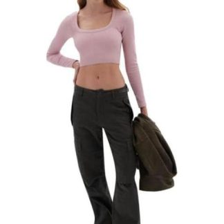 BLUSA CROP ROSA HOLLY LAND