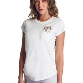 BLUSA CUELLO REDONDO BLANCO HOLLY LAND