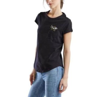 BLUSA CUELLO REDONDO NEGRO HOLLY LAND